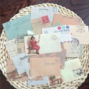 New Journal supplies-Vintage Style Washi Paper Set